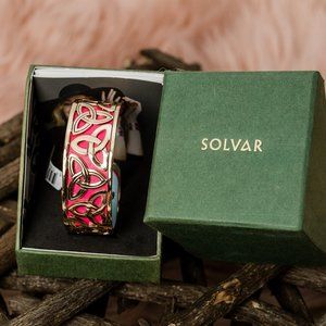 Solvar Celtic Cuff Bangle